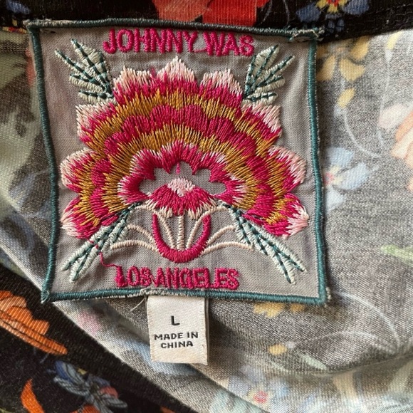 Johnny Was Kashim Easy Fit Floral Tank Dress Size Large - Picture 5 of 5